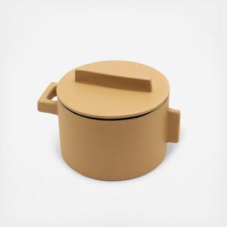 Terra.Cotto Muted Saucepot with Lid