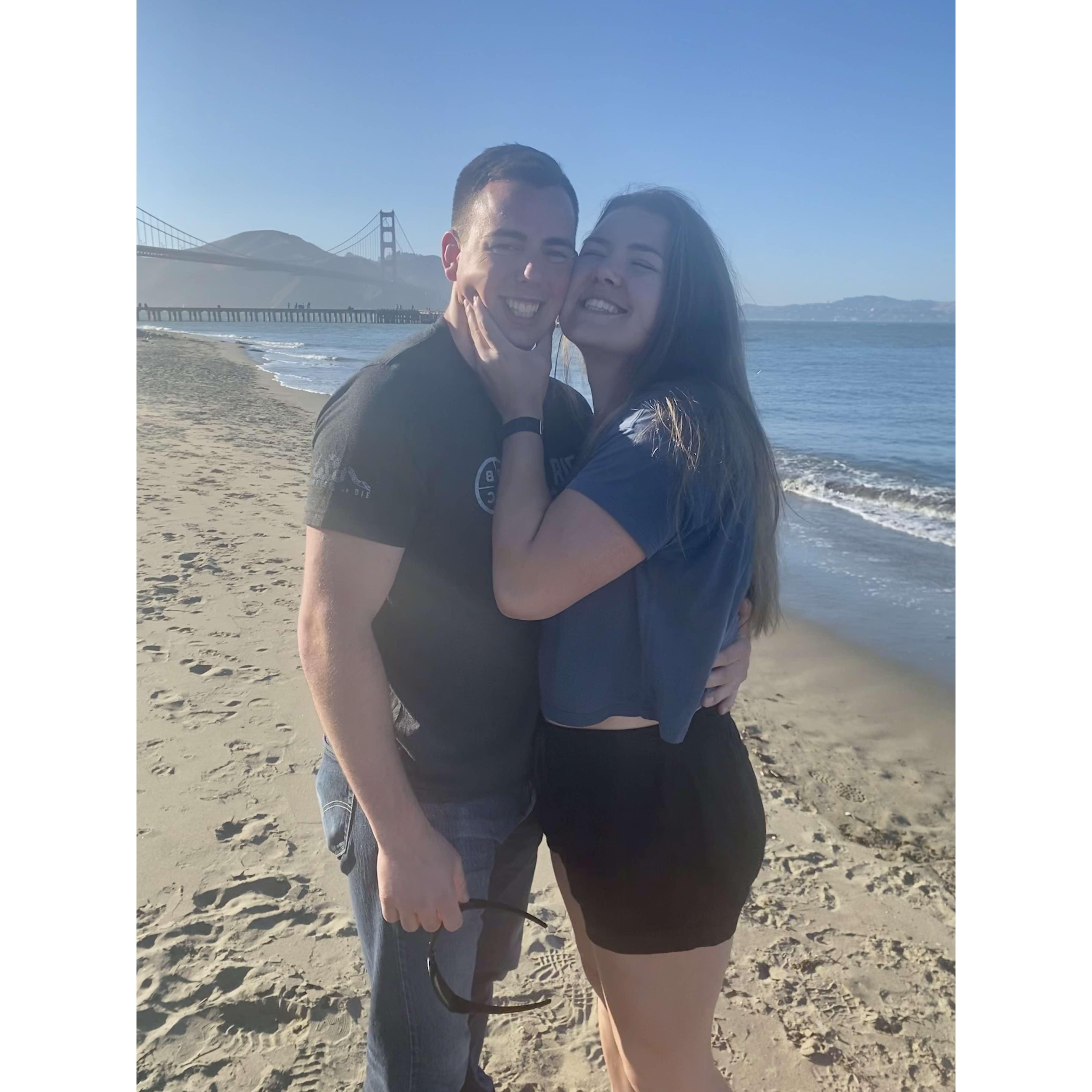 Golden Gate Bridge! I loved showing John around California for a few days when we visited my family in May