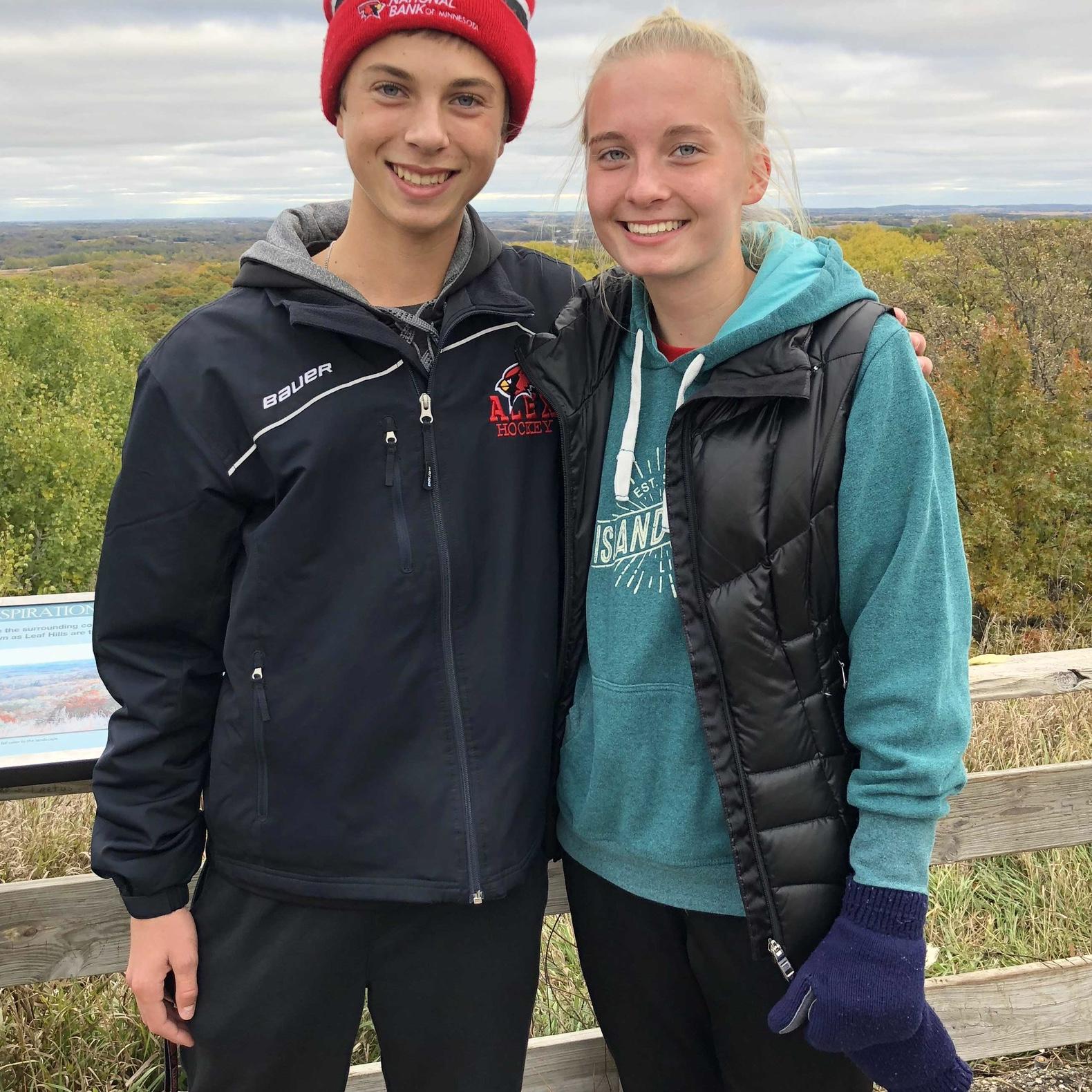 Our first picture together, at the same place Jacob would eventually propose!