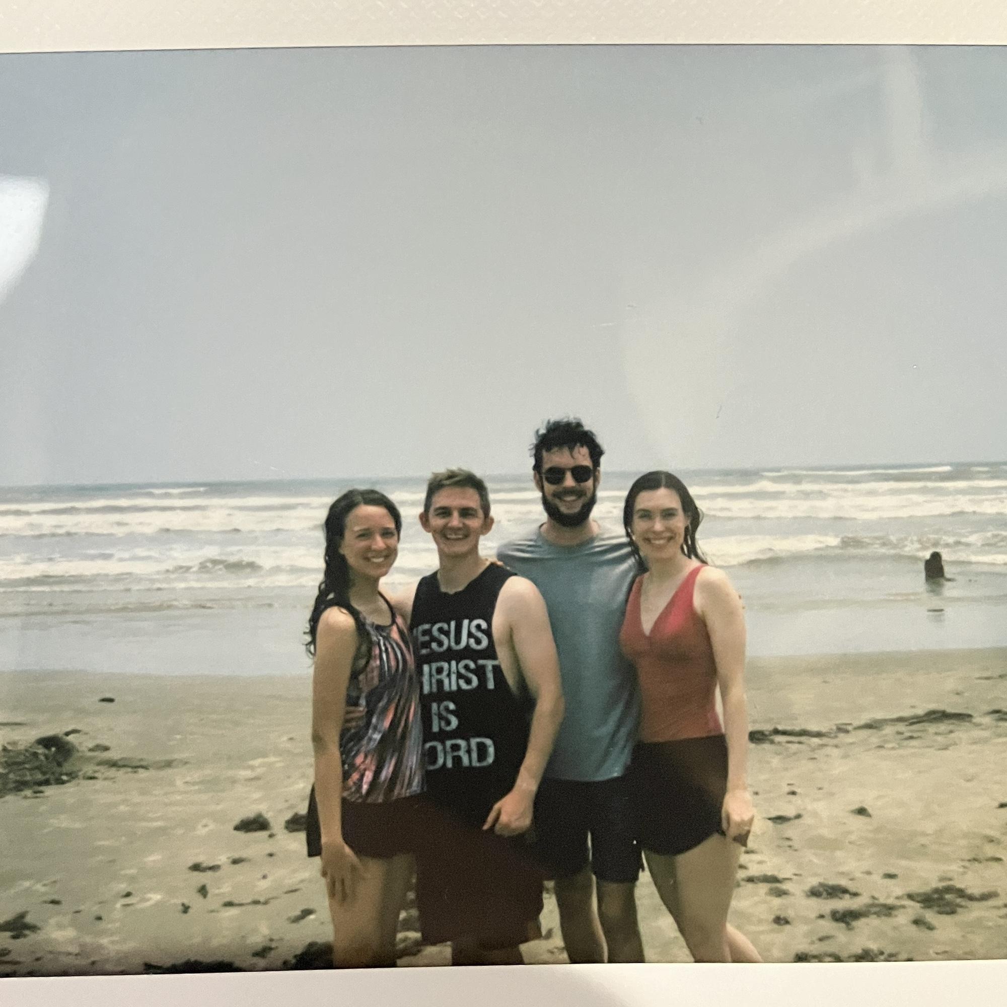 Polaroid photo from a great beach day!