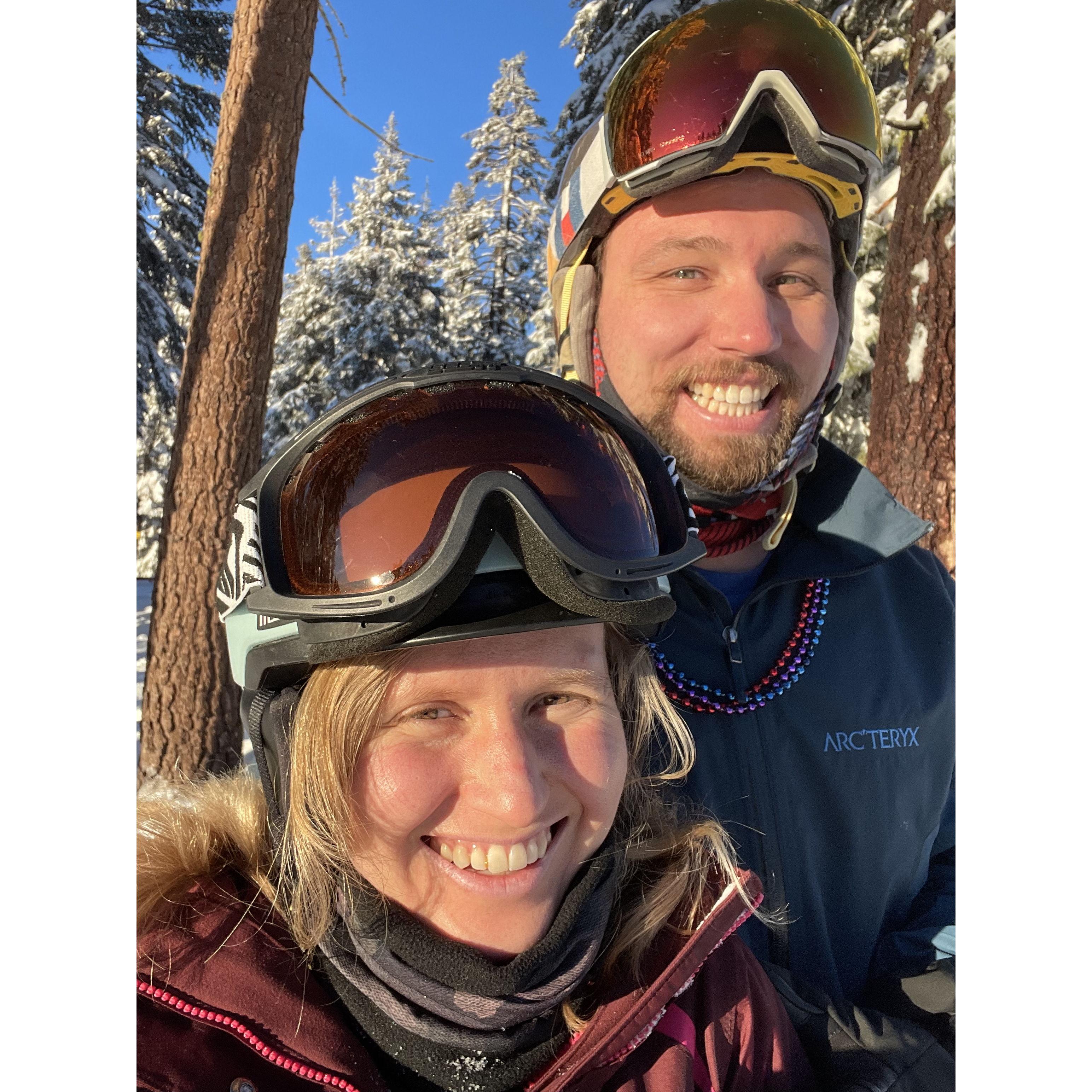 Skiing at Dodge Ridge