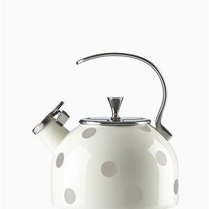 Deco Dot Beige Tea Kettle