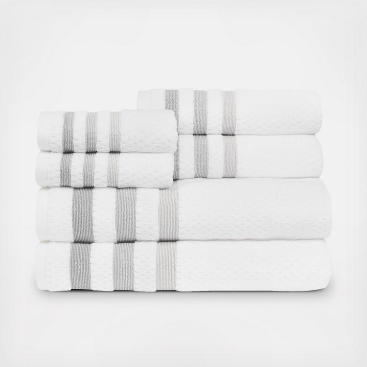 Coventry White 12 Piece Bath Towel Set