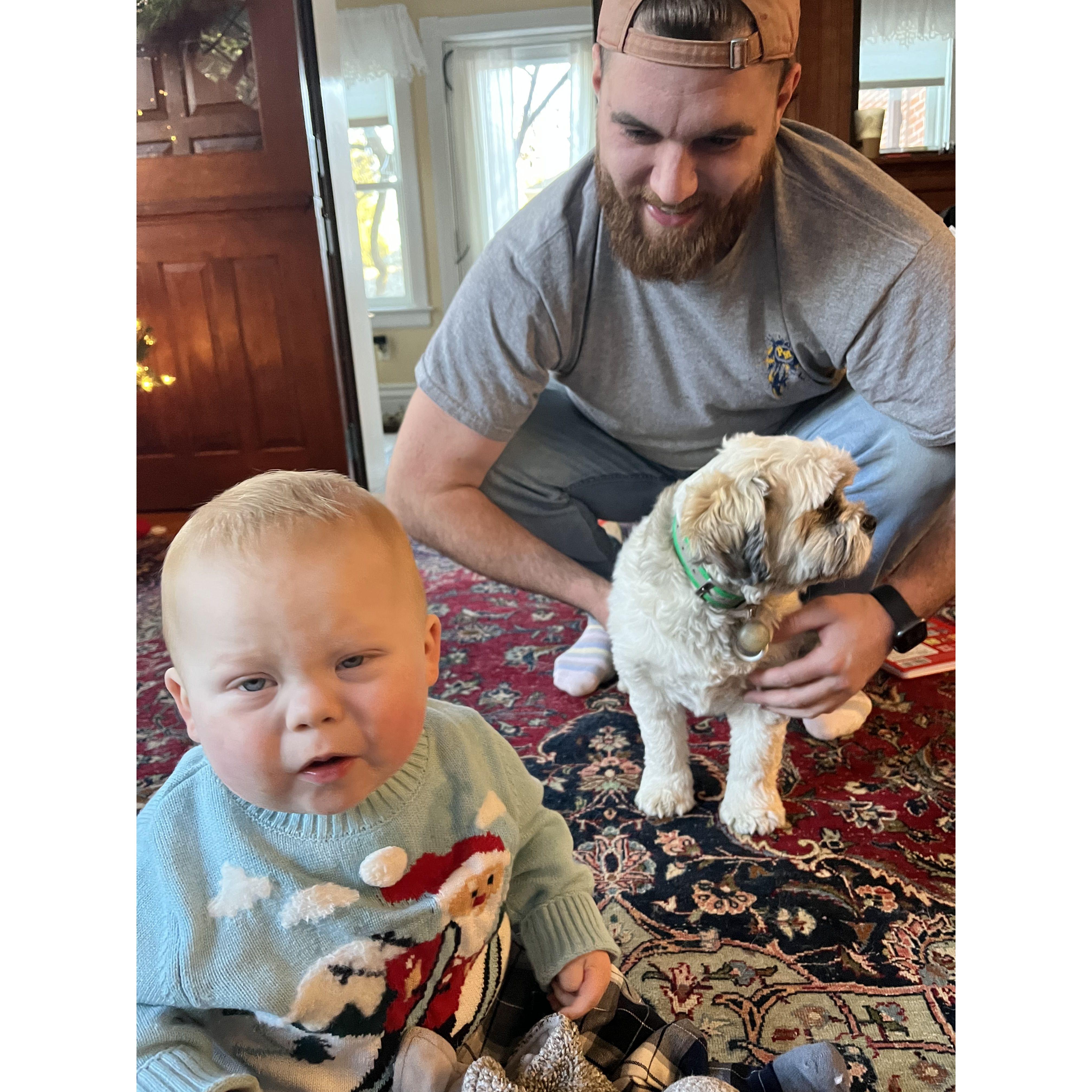 First of many pictures with Oscar!