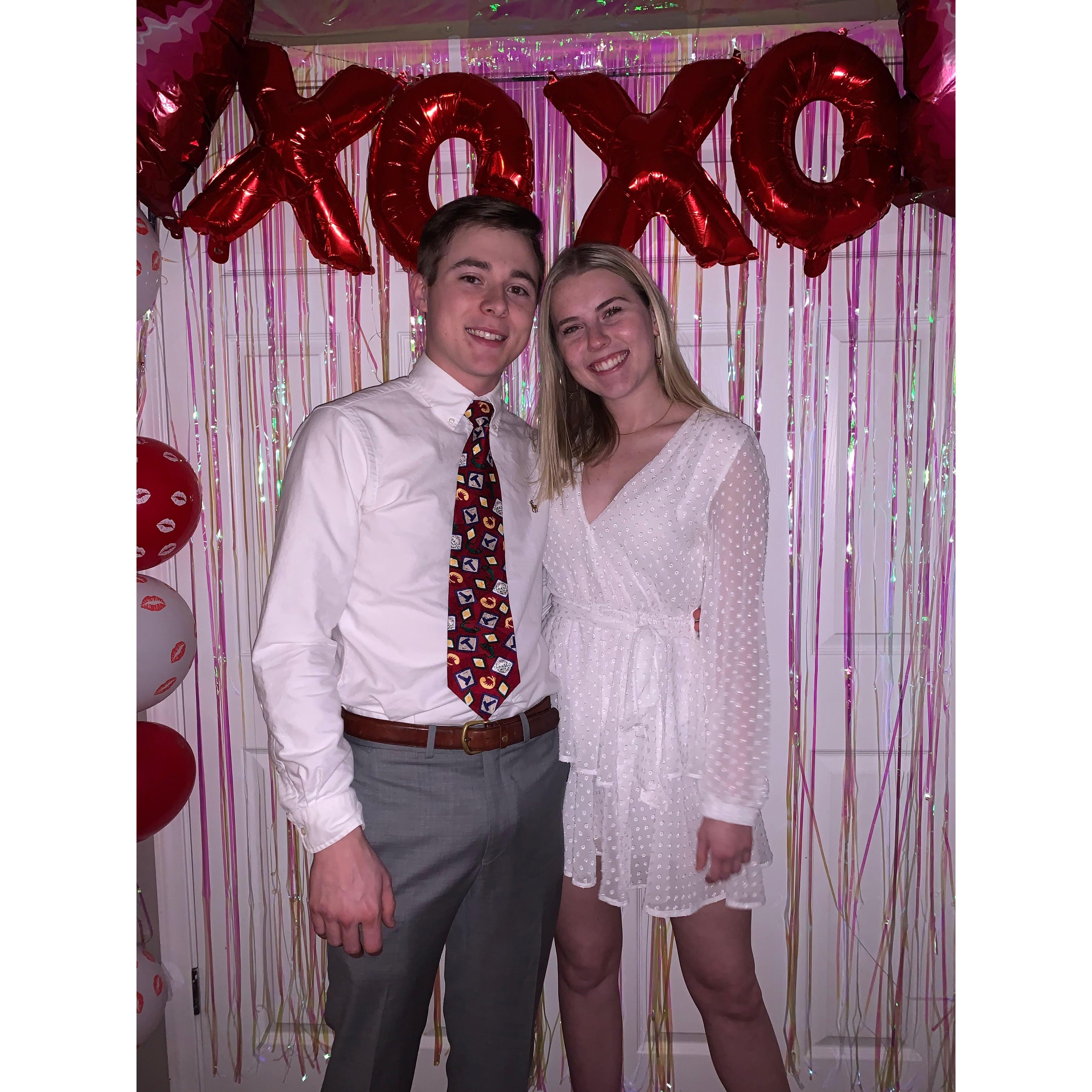 Valentine's function! The theme was tacky ties