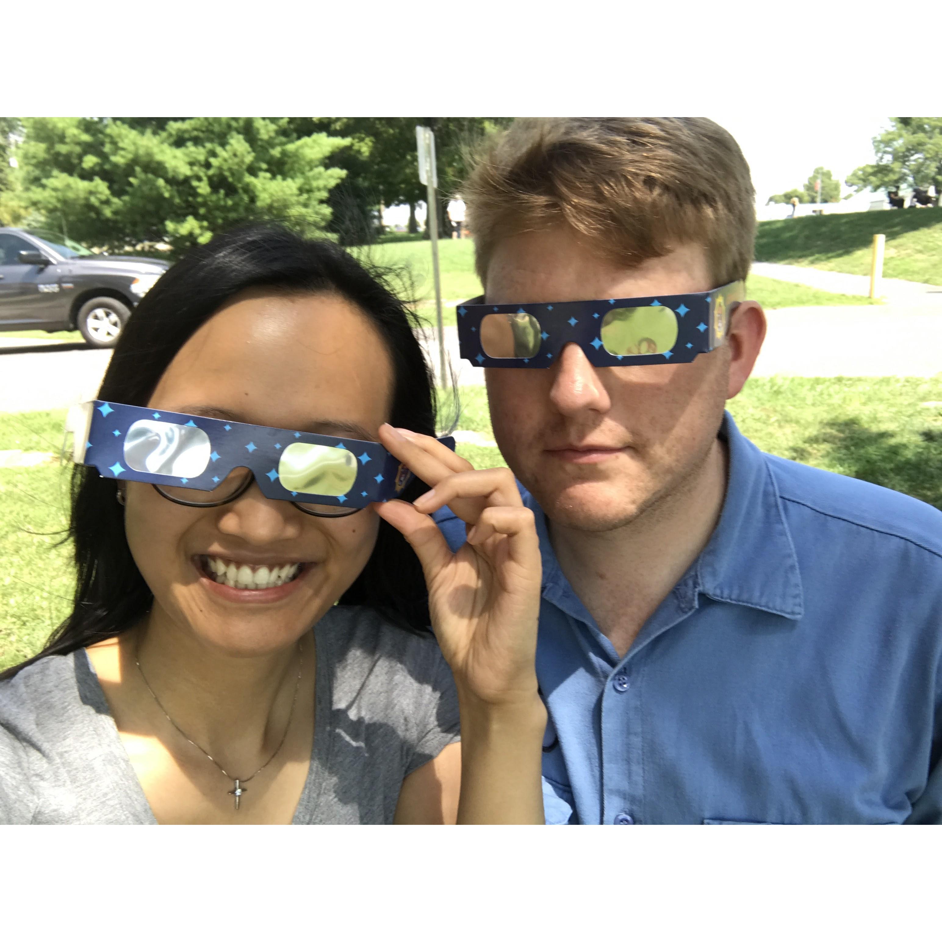 We experienced the Eclipse together and it was Uh-May-Zing!