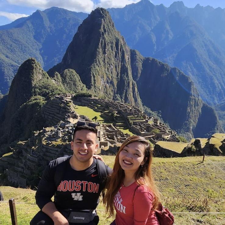 Our first time in Macchu Picchu together.