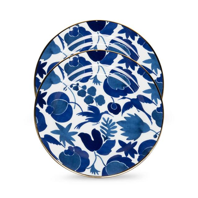 La DoubleJ Wildbird Dessert Plates, Set of 2