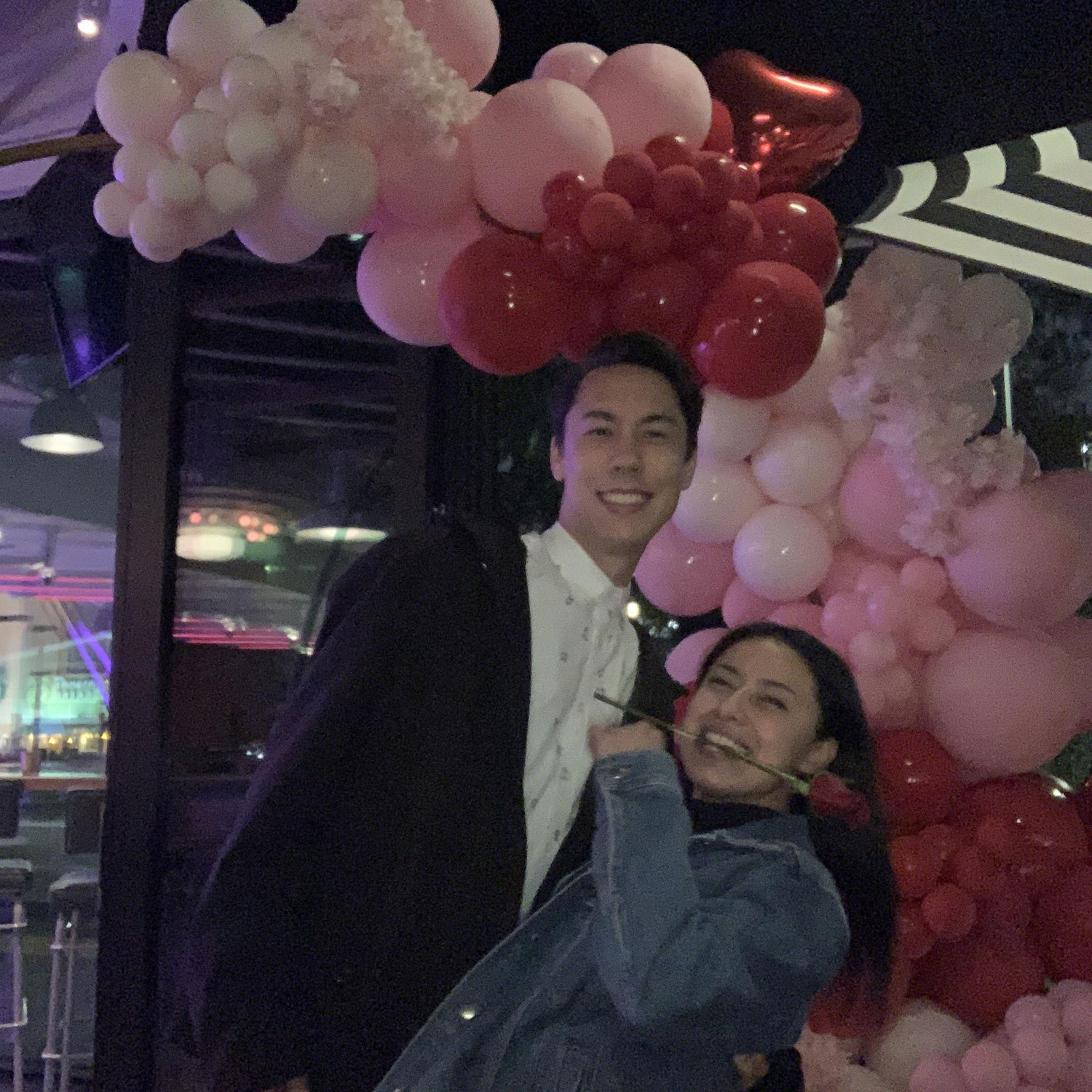 Our first Valentine’s Day together! Little did we know we’d be engaged exactly 3 years later.