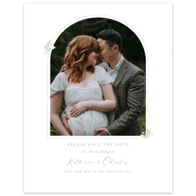 Bright Sage, Green Wedding Digital Save the Date - Bennett Photo