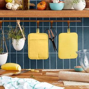 KITCHENAID Ribbed Soft Silicone Pot Holder 2-Pack Set
