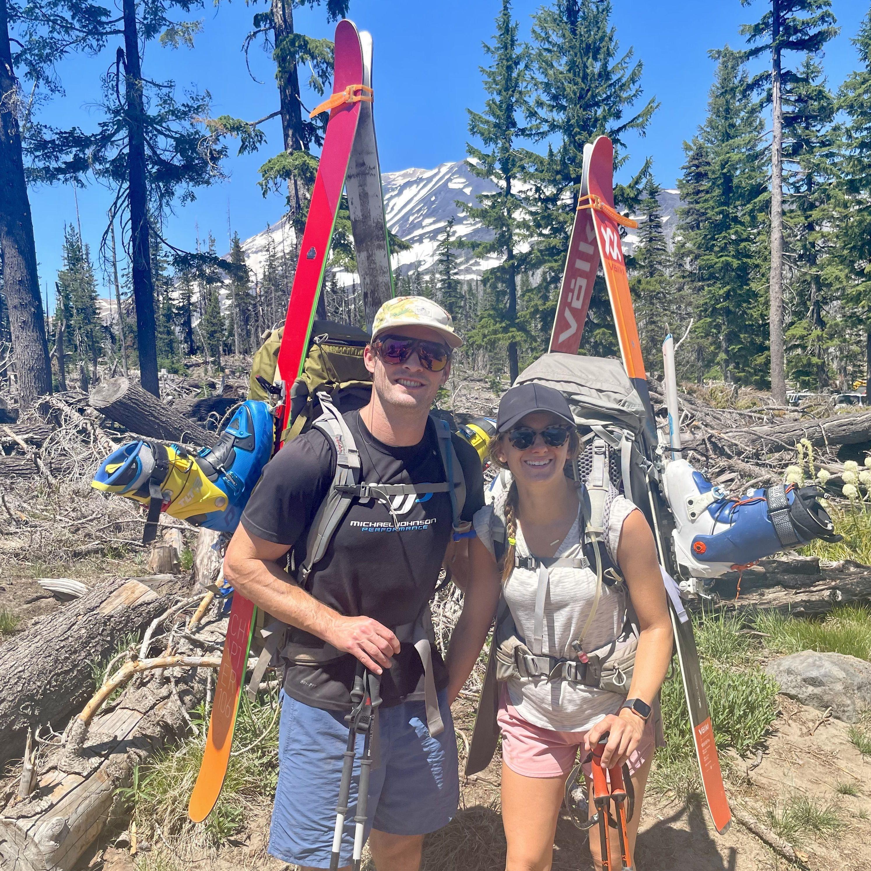 Mt. Adams ski descent, summer 2021