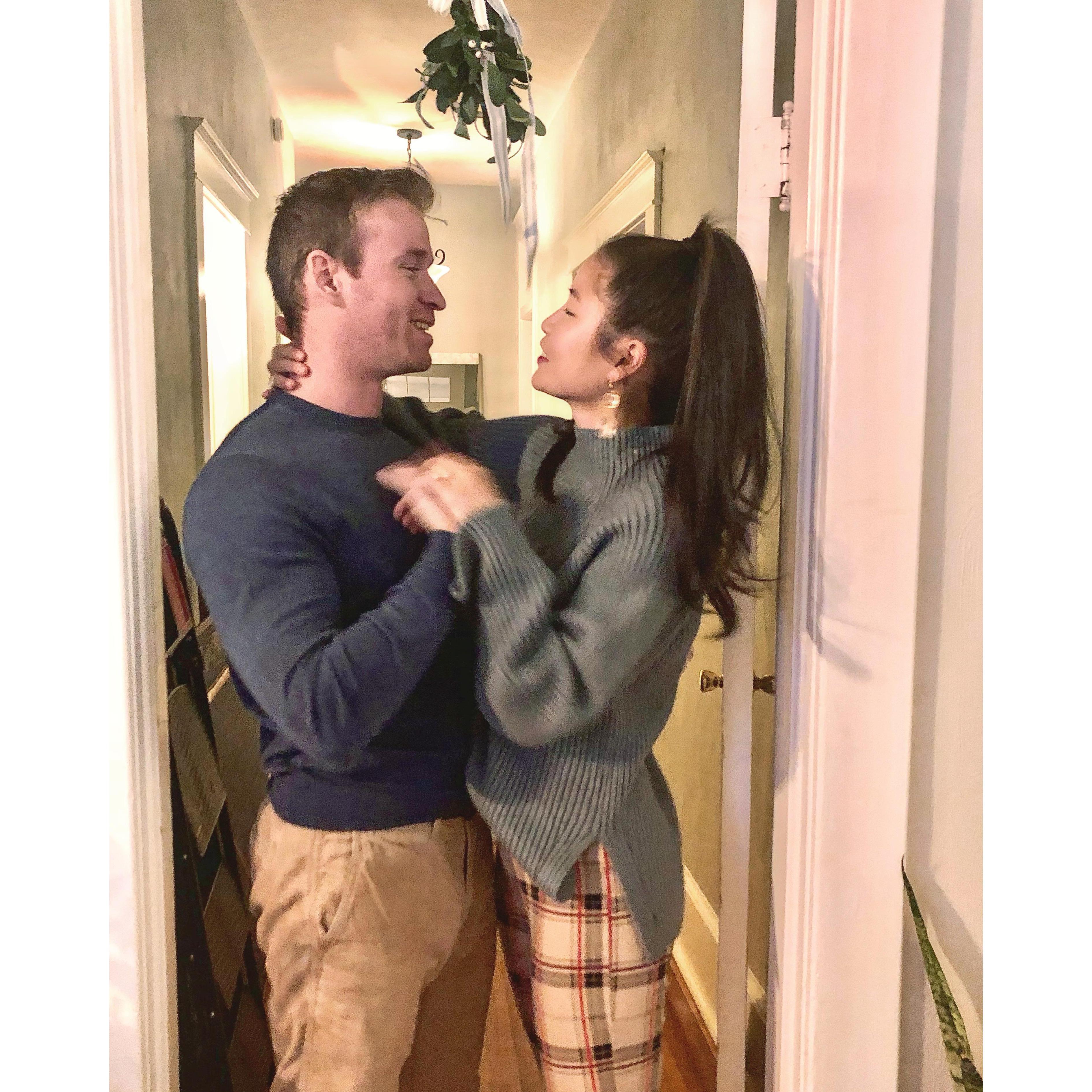 2020 - Norfolk, Virginia. Their first Christmas in person!