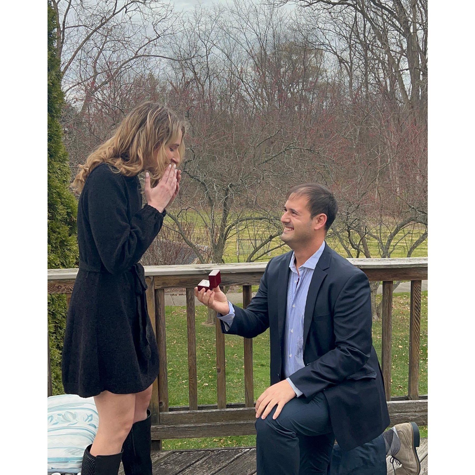 And our engagement in Michigan, surrounded by our families