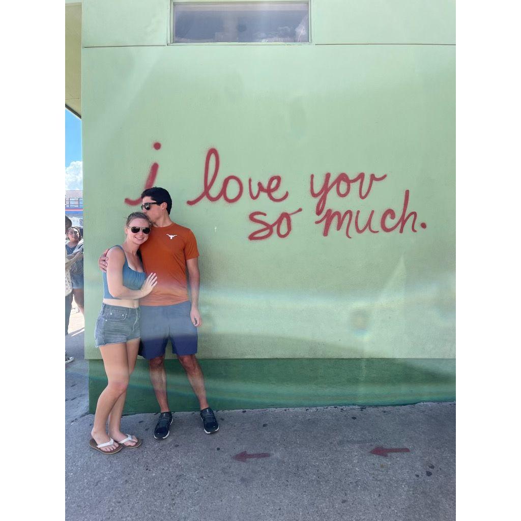 Our first trip together as a couple to Austin for Molly's birthday