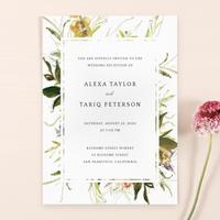Octavia Elopement | White | Zola Wedding Invitations