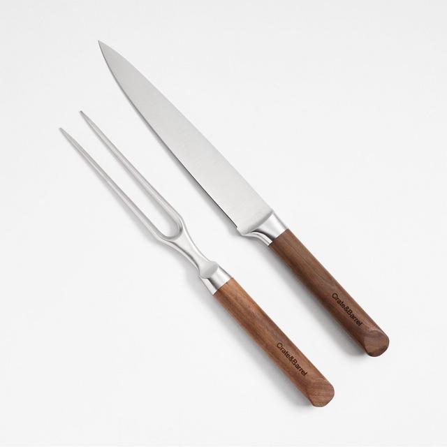 Crate & Barrel Carving Set