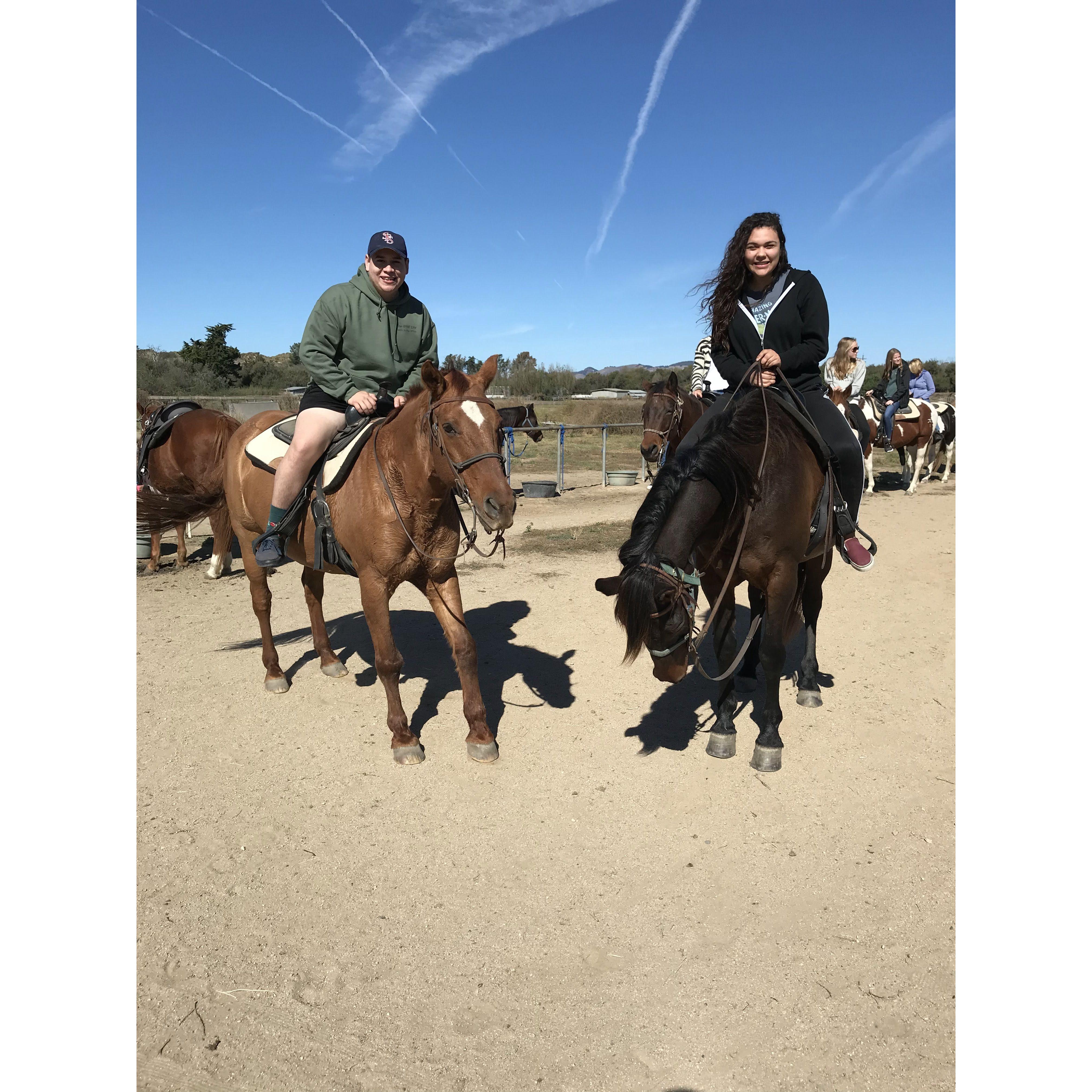 That one time we rode horses on the beach