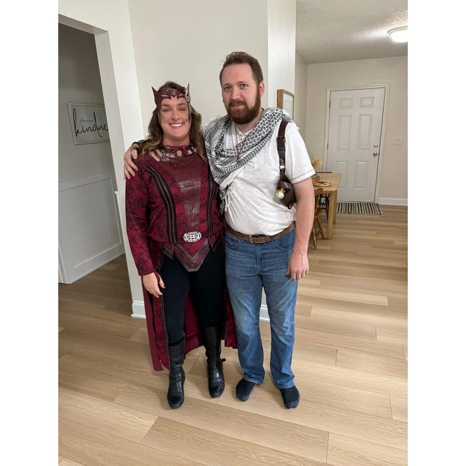 All dressed up for Des Moines Comic Con.