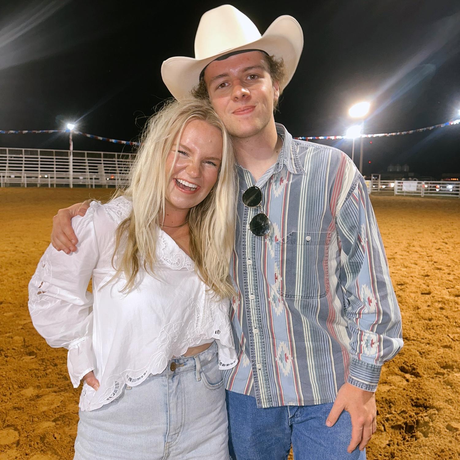 Was bold and asked him to the rodeo!🤠