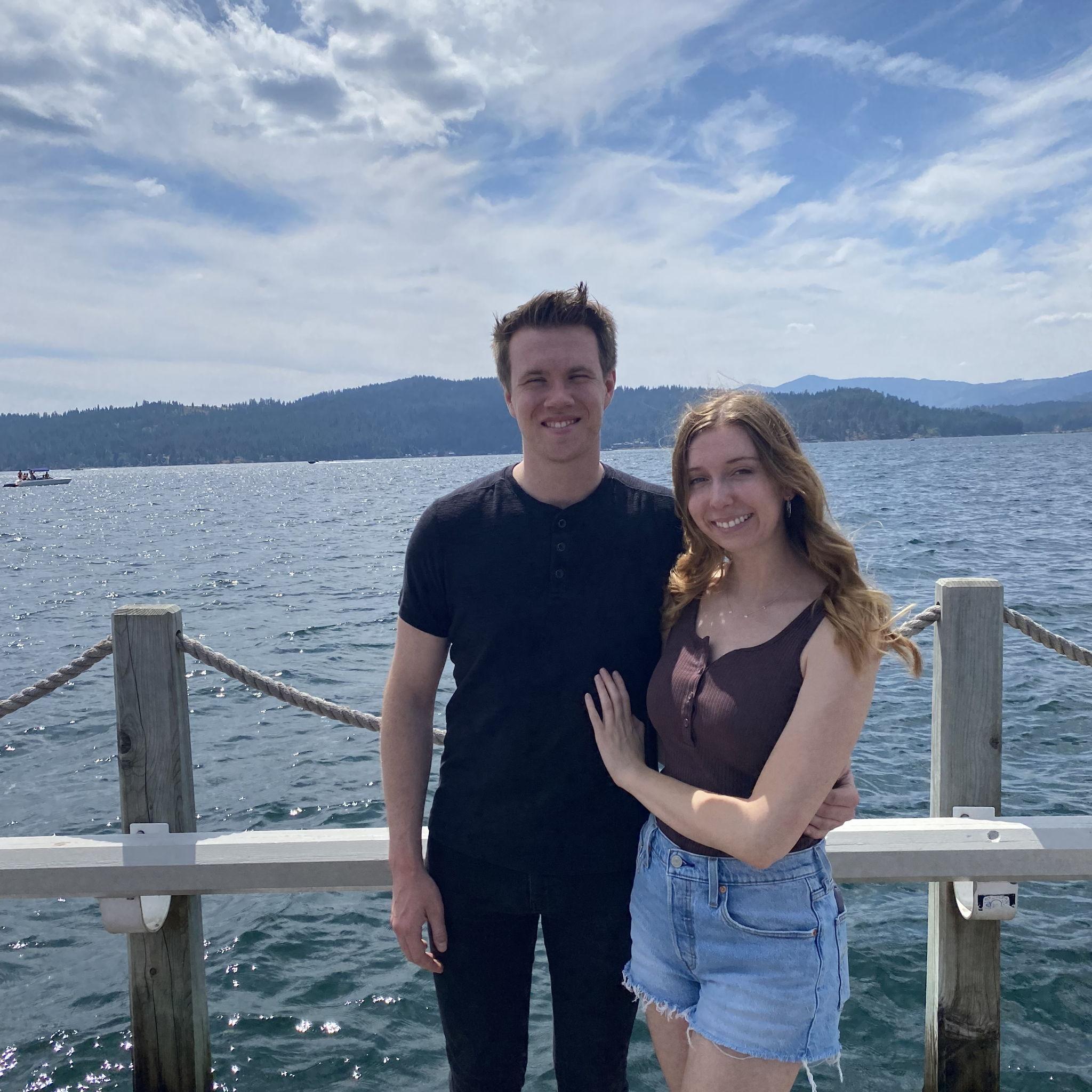 Us in Coeur d'Alene, Idaho