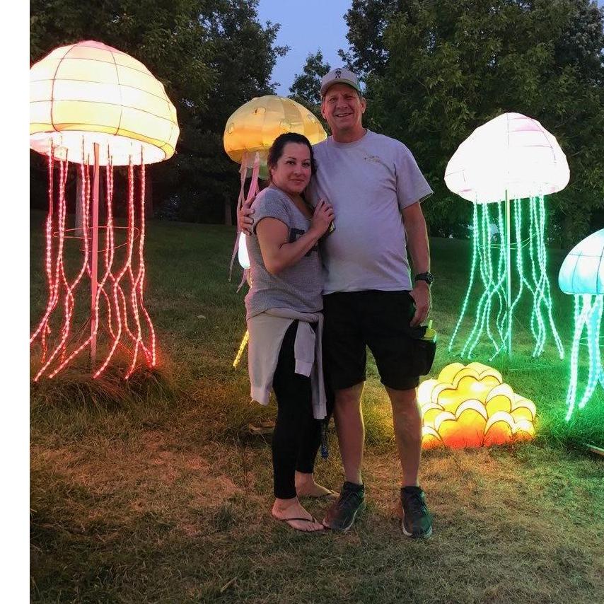 Dragon Light Show at Rancho San Rafael.