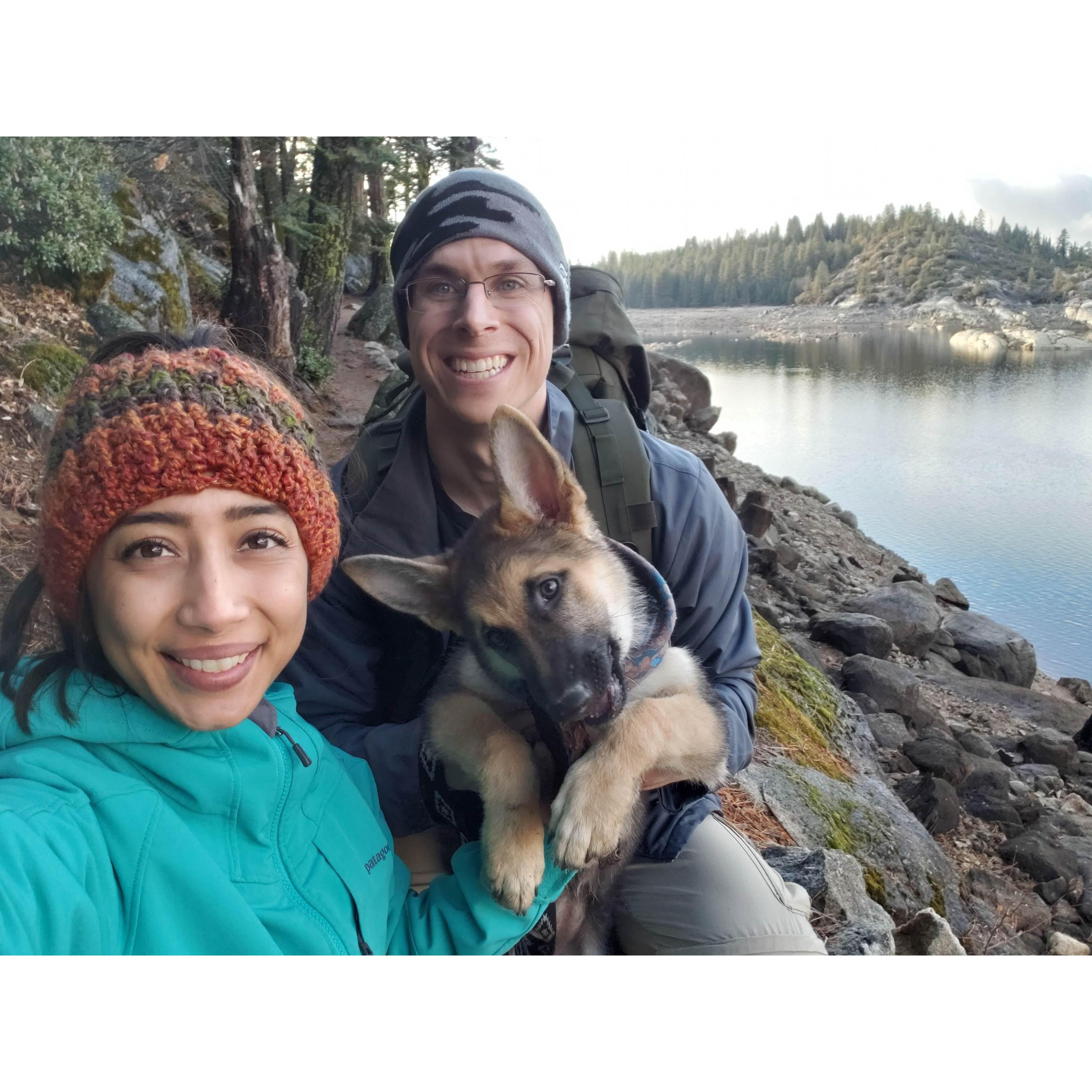 We got to enjoy a hike at one of my favorite lakes!
