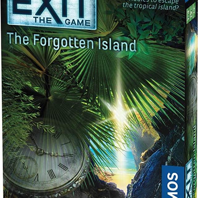 Exit: The Forgotten Island | Exit: The Game - A Kosmos Game | Family-Friendly, Card-Based at-Home Escape Room Experience for 1 to 4 Players, Ages 12+