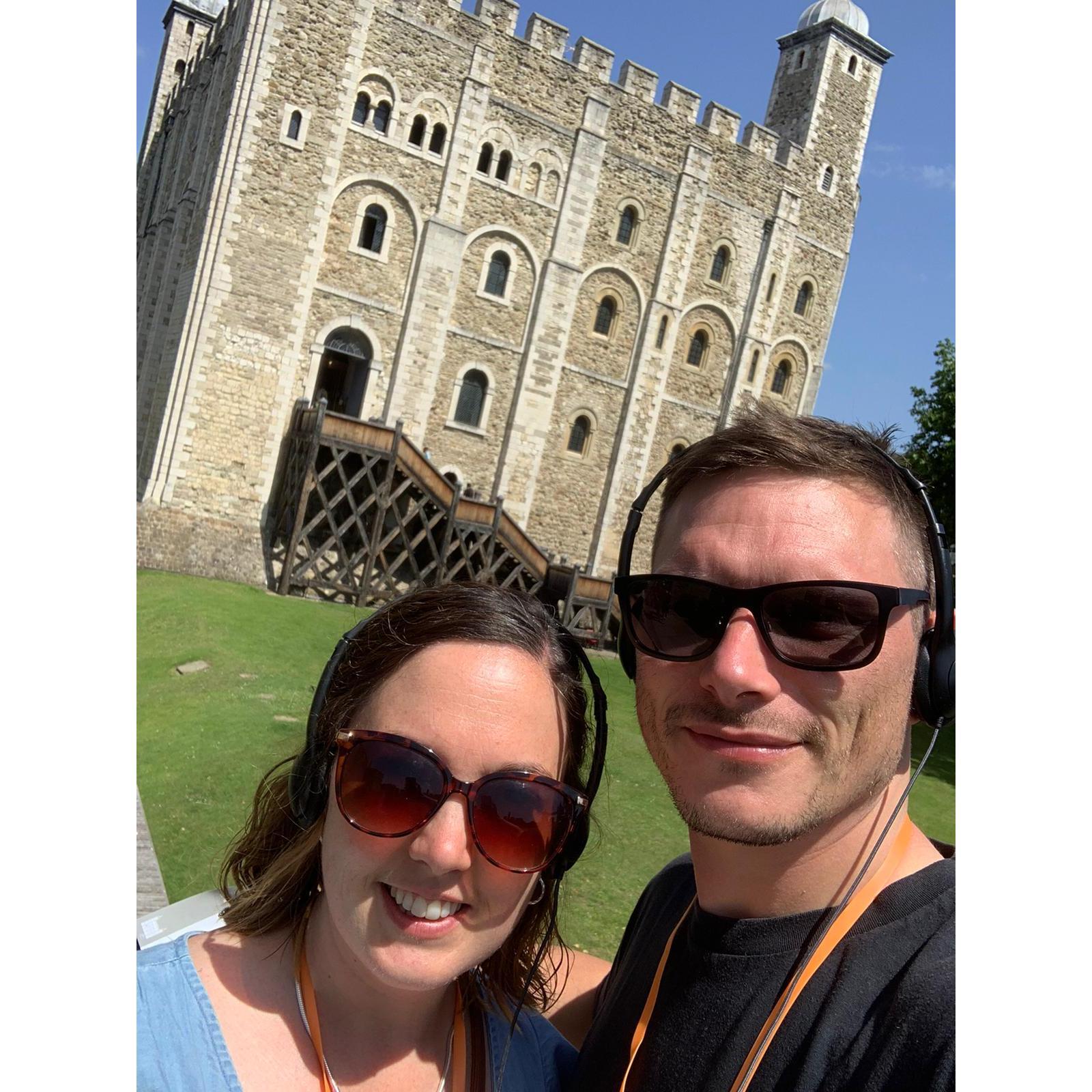 Touring the Tower of London as geeky tourists