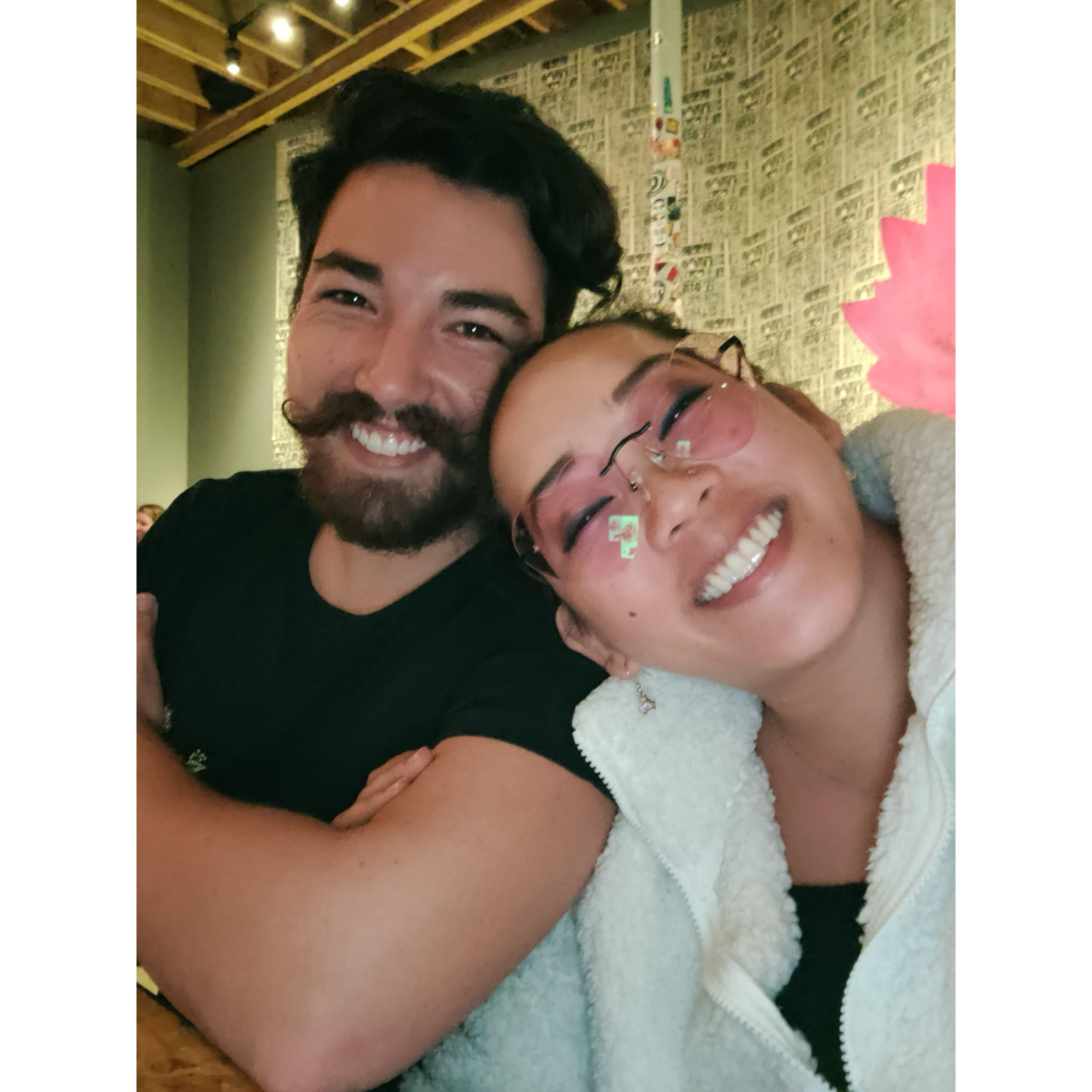 Enjoying our weekly date nights!