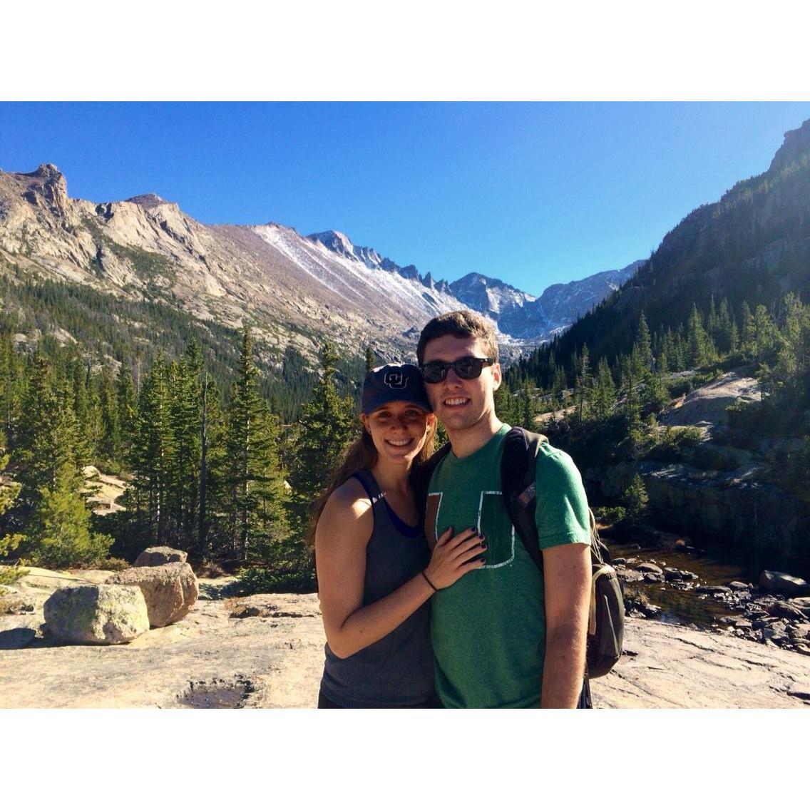 Corey loved visiting Maddie in Colorado!