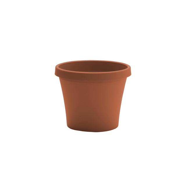 Bloem Terrapot 4.5 in. H X 4 in. D Resin Traditional Planter Terracotta Clay