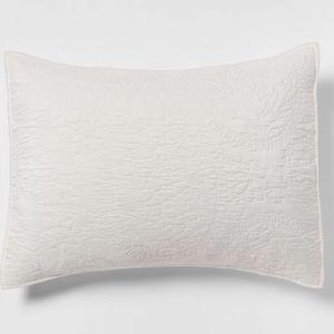 Garment Washed Paisley Stitch Quilt Sham - Threshold™