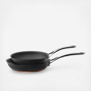 Nouvelle Copper Hard Anodized 2-Piece French Skillet Set