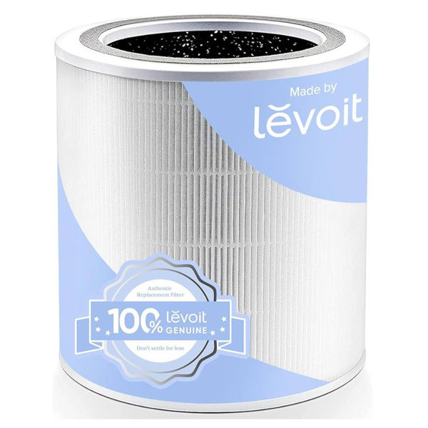 Levoit Core 400S-P Air Purifier Genuine Replacement Filter, AHAM VERIFIDE, Supports HEPA Sleep Mode, High-Efficiency Activated Carbon, Removes Smoke, Odors, Allergens, Core 400S-RF, 1 Pack