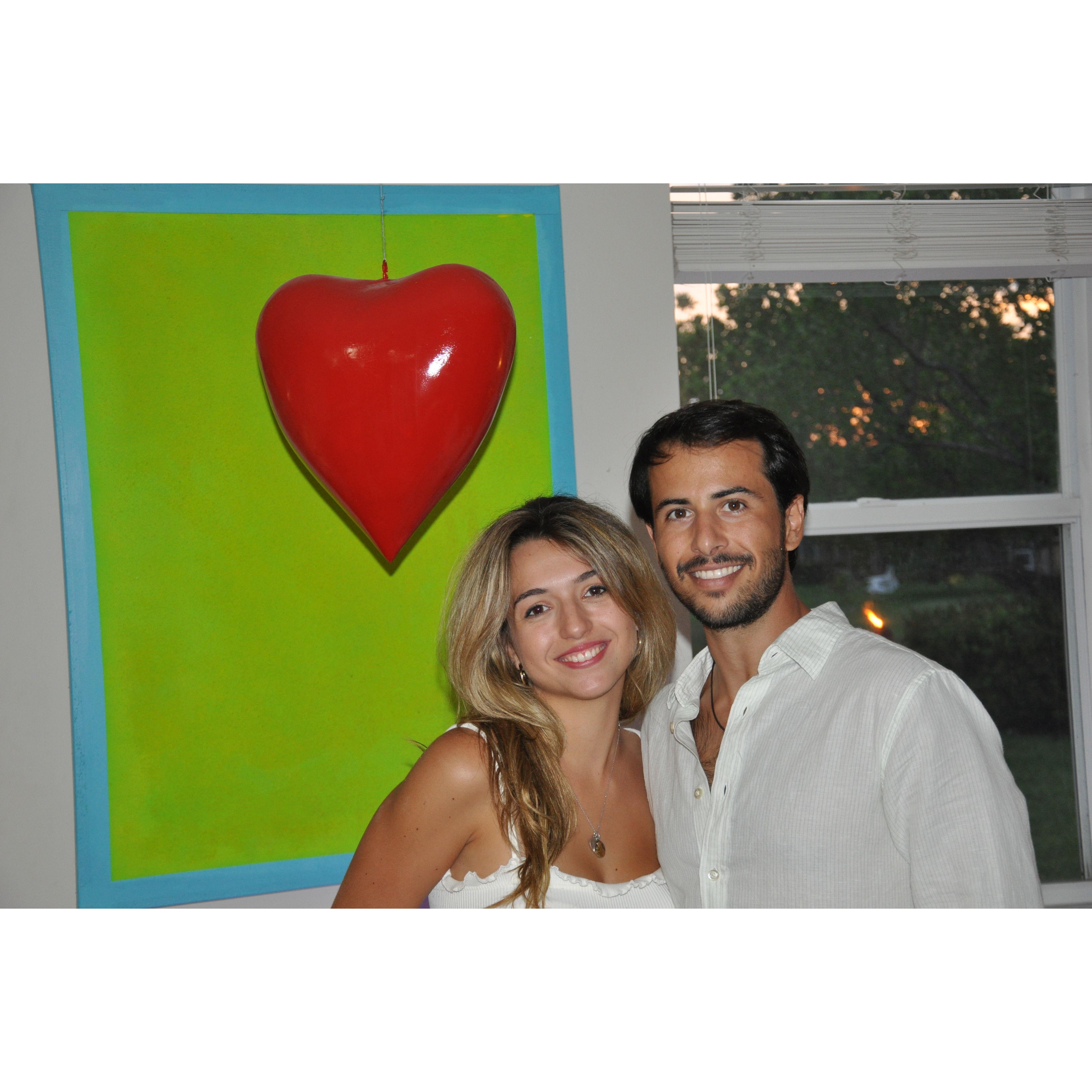 First birthday celebration together! Franco turned 26 <3