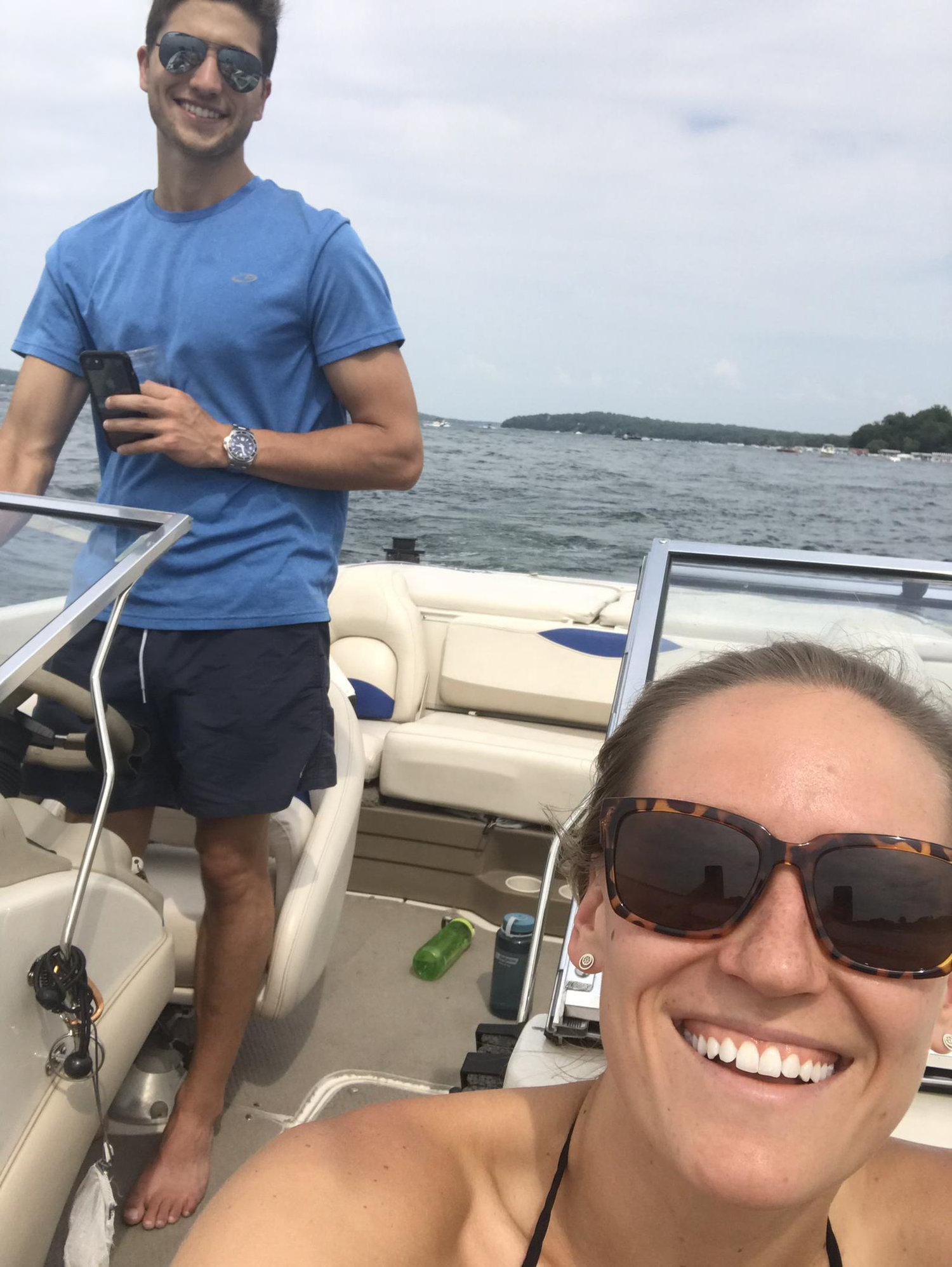 We first said "I love you" this weekend while in Lake Geneva.