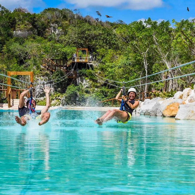 Punta Cana: Scape Park Entry for Cenote, Zip Lines, & Caves