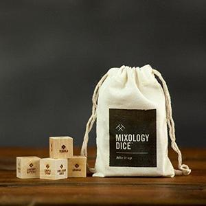 Mixology Dice® (pouch) // cocktail inspiration, gifts for him, men, guys, bartender, hostess, coworker or corporate office gift