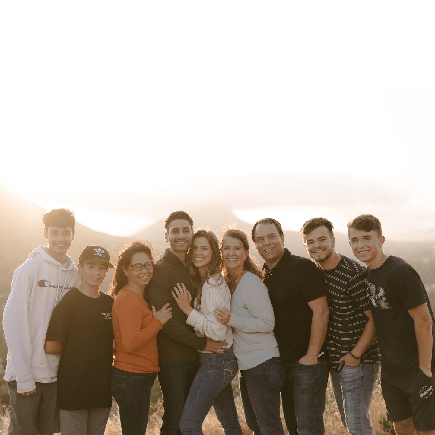 One big, happy family.