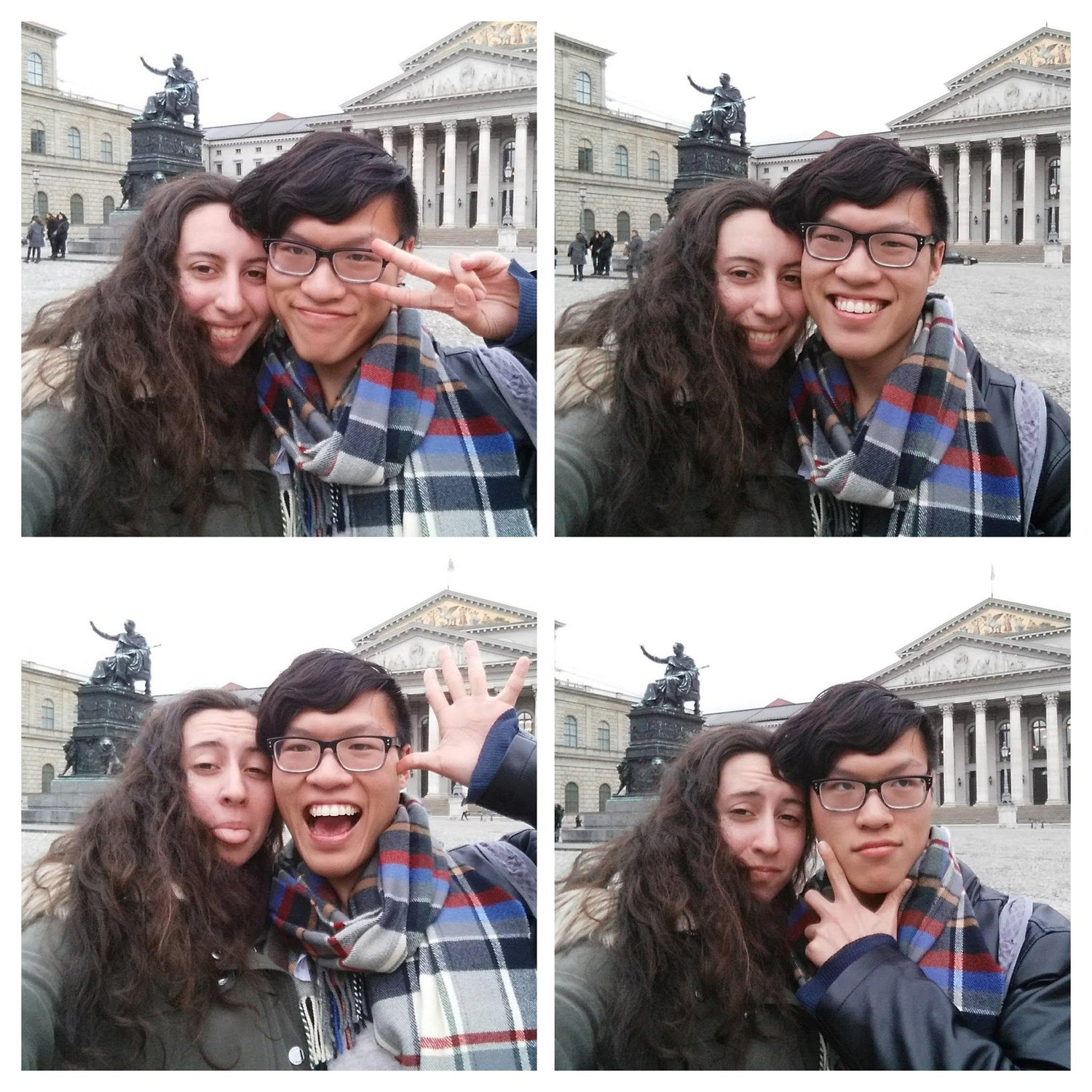 Exploring Germany in the cold! Our first international trip together lasted just one week over Alex's spring break.