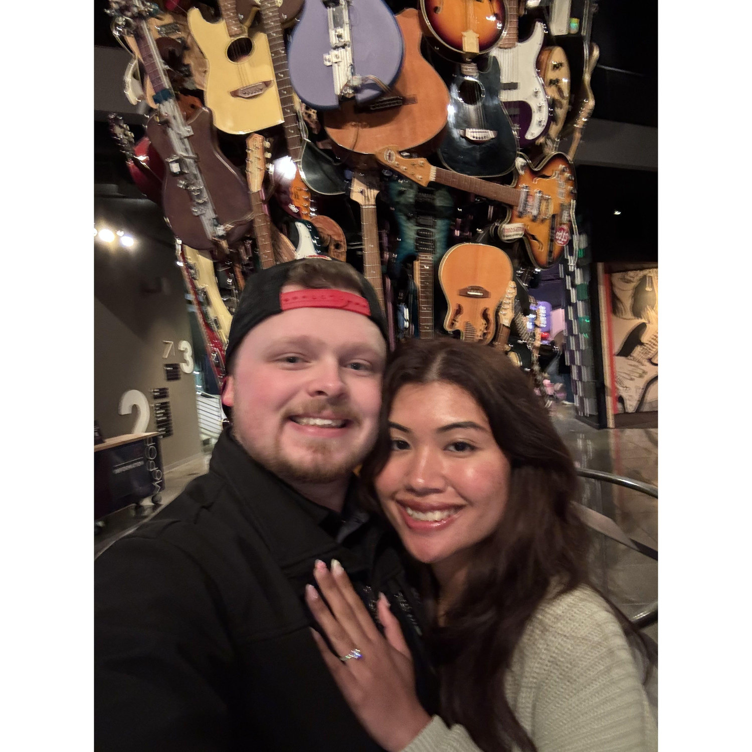 We went to Seattle after the proposal, and went to the Museum of Pop Culture and Pike Place Market