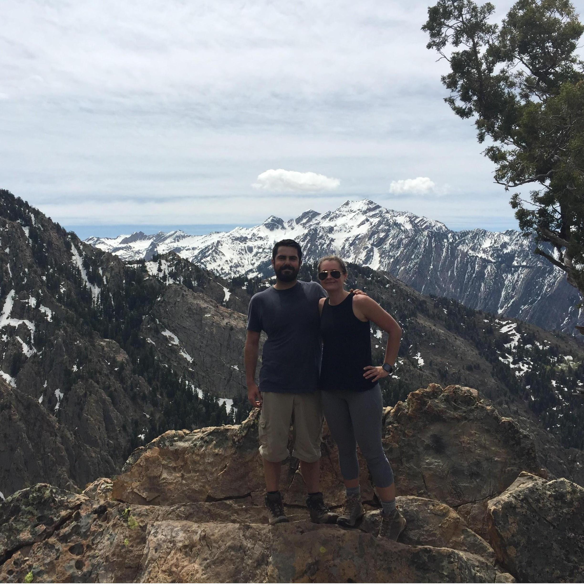 hiking in our backyard!