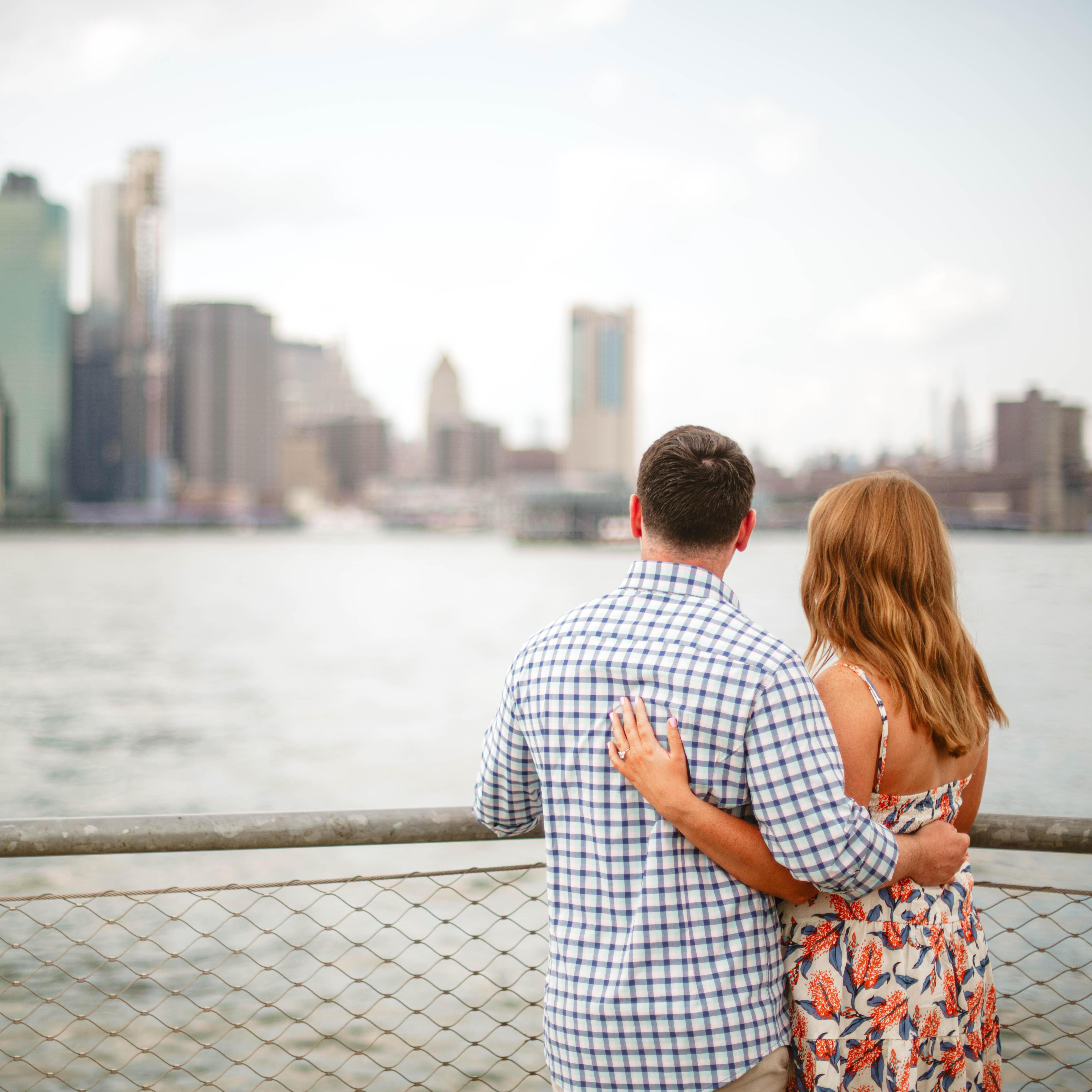 Proposal at the Brooklyn Bridge Pier
