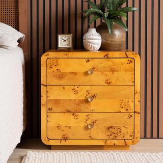 Netra 3-Drawer Nightstand