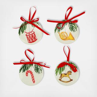 Nutcrackers 4-Piece Assorted Ornament Set