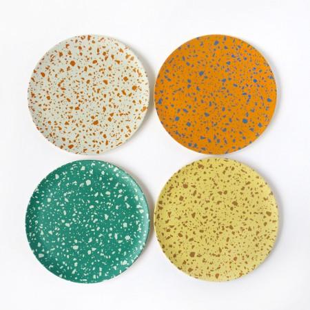 Xenia Taler Terrazzo Side Plates - 4 set assorted