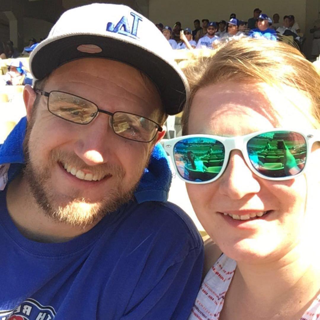 So we decided to go to a Dodgers game. (they didn't win :(... ) Oct 2016
