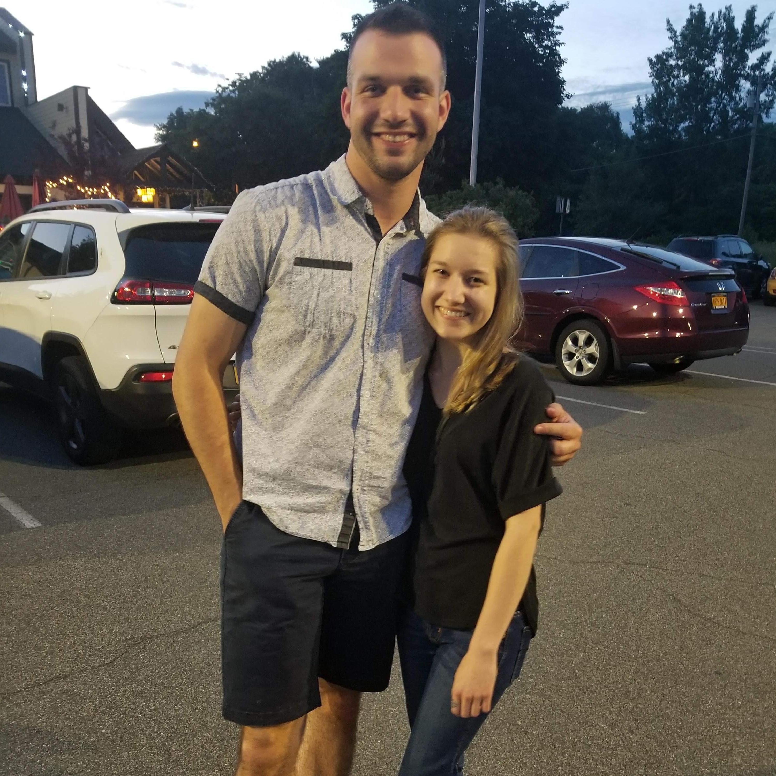 Our first picture as a couple!