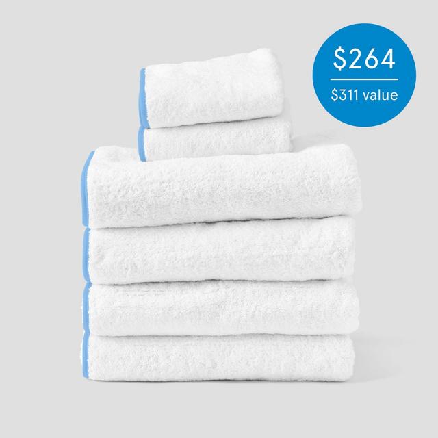 Weezie Towels Signature Starter Pack (6 pieces - bath sheet)